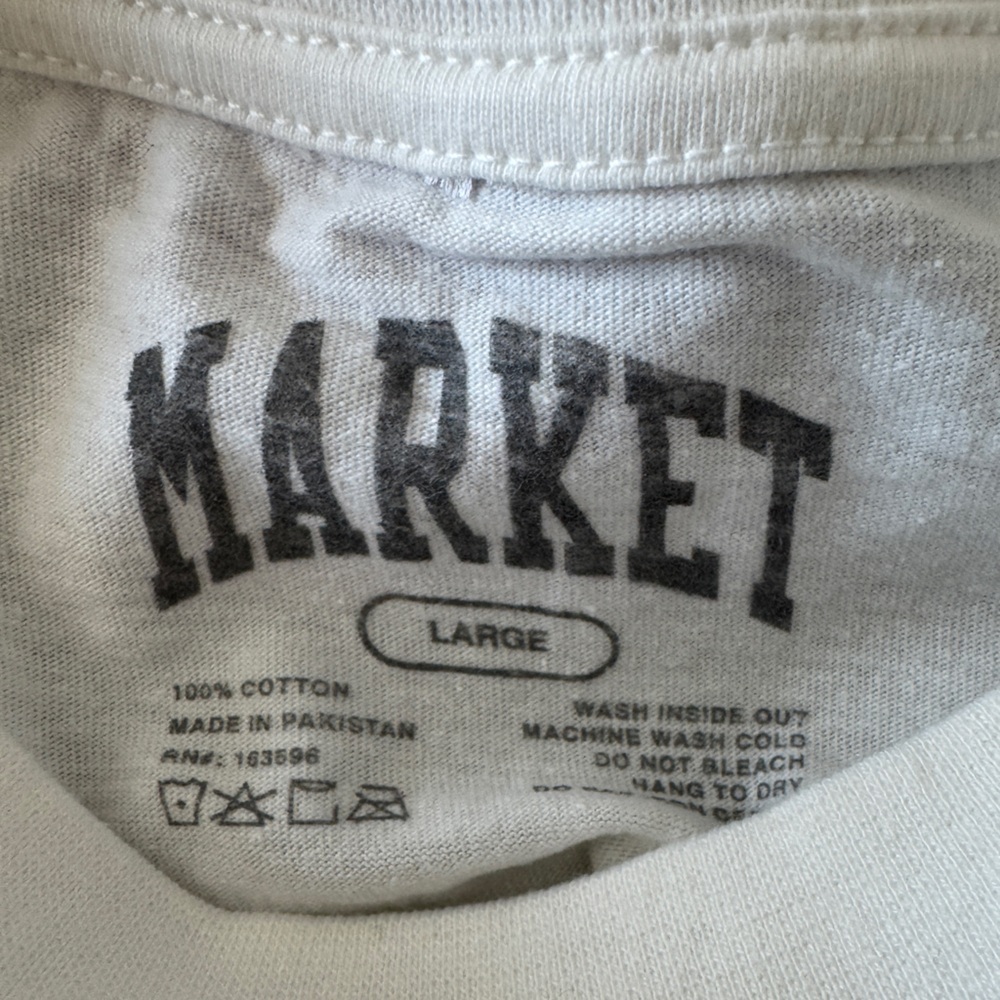 Market x London Flower Market "Community Garden" Graphic Tee Size Large - Picture 2 of 3